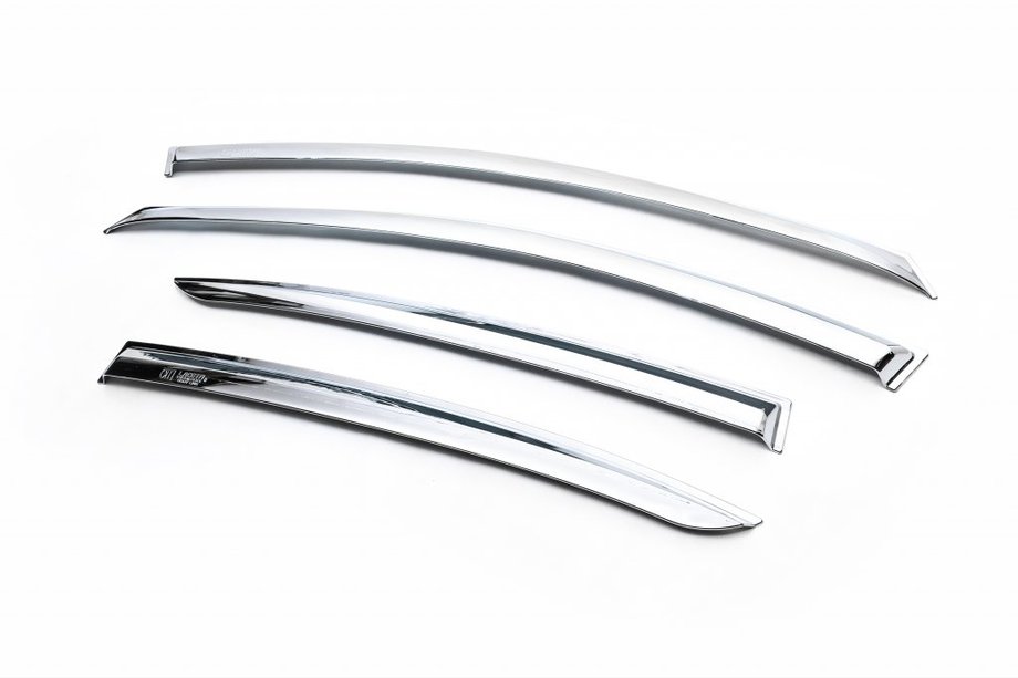 Chevrolet Cruze 2009–2015 Déflecteurs de Vitres Chromés SD (4 pcs, Corée) Image