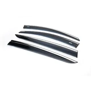 Déflecteurs de Fenêtre avec Moulure Chromée (4 pcs, Niken) photo 3