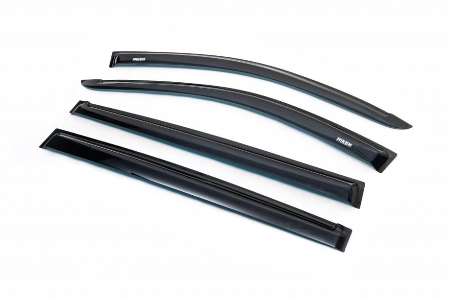 Mitsubishi L200 2006-2015 Déflecteurs de Vitres (4 pcs, Niken) Image