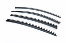 Opel Insignia 2017-2022 Deflecteurs de Vitres avec Moulure Chromee SD (4 pcs, Niken) photo 1