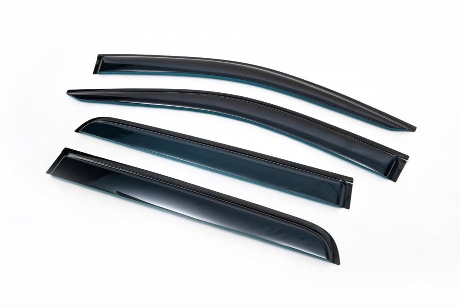 Nissan Navara/NP300 2016- Déflecteurs de Vitres (4 pcs, Niken) Image