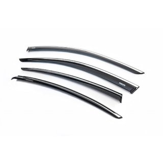 Déflecteurs de Vitres avec Moulure Chromée SD (4 pcs, Niken) photo 1