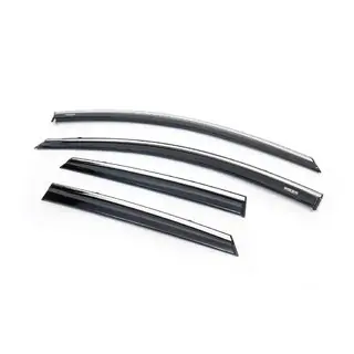 Déflecteurs de Vitres avec Moulure Chromée Niken (2012-2015, HB/SW, 4 pcs) photo 1
