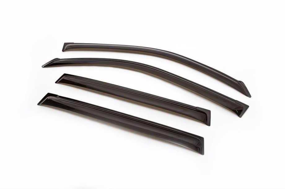 Toyota Land Cruiser Prado 150 2009-2023 Déflecteurs de Fenêtre 8 cm (4 pcs, ANV) Image