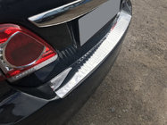 Toyota Corolla 2007-2013 Protection de pare-chocs arrière inox photo 1