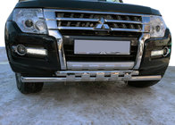 Mitsubishi Pajero Wagon IV 2006-2021 Protection Avant ST015 (Inox) photo 1