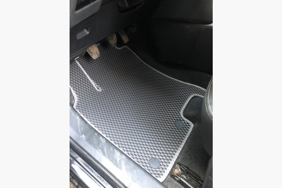 Nissan Qashqai 2010-2014 Tapis de sol pour +2 (3 rangées, EVA, noir) Image