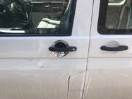 Volkswagen T5 Transporter 2003-2010 Couvre-poignées en acier inoxydable OmsaLine - Inox italien, 3 pcs photo 9