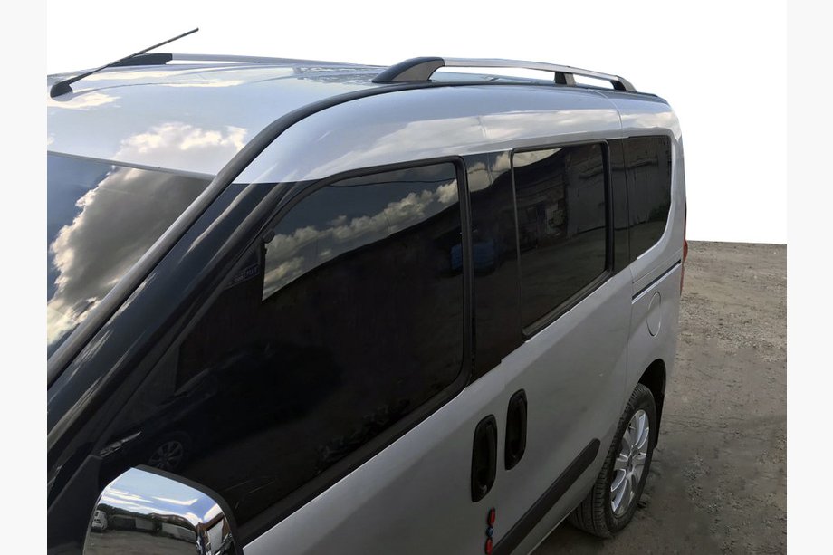 Fiat Doblo II 2010-2022 Promo!!! Barres de Toit Gris Métallisé Base Standard Image