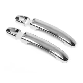Couvre-poignées Chromés (2 pcs, Acier Inoxydable)
