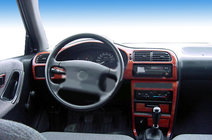 Nissan Sunny 1990-1995 PROMO! Inserts de tableau de bord aspect bois photo 1
