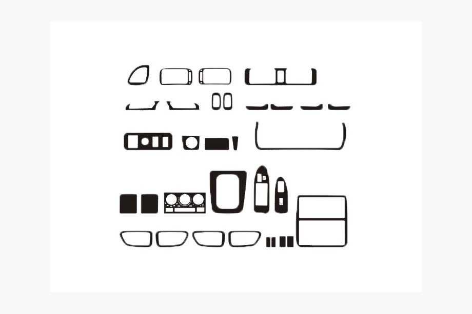 Toyota Camry 1997-2002 PROMO! Inserts de tableau de bord aspect bois Image