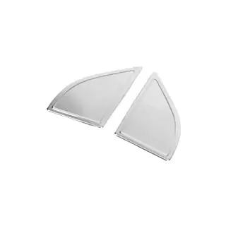 Couvre déflecteurs de vent (2 pcs, inox) Nissan Navara 2006-2015 photo 2