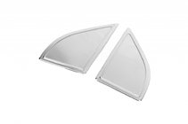 Nissan Navara 2006-2015 Couvre déflecteurs de vent (2 pcs, inox) photo 2