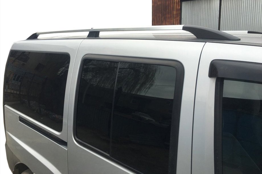 Fiat Doblo I 2001-2005 Barres de Toit Chromées Pieds en plastique Image