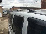 Fiat Doblo I 2001-2005 Barres de Toit Chromées Pieds en plastique photo 3