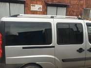 Fiat Doblo I 2001-2005 Barres de Toit Chromées Pieds en plastique photo 4