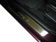 Mazda 3 2003-2009 Seuils de Porte Nataniko (4 pcs, Inox) Premium - Bande 3M, 0.8 mm photo 1