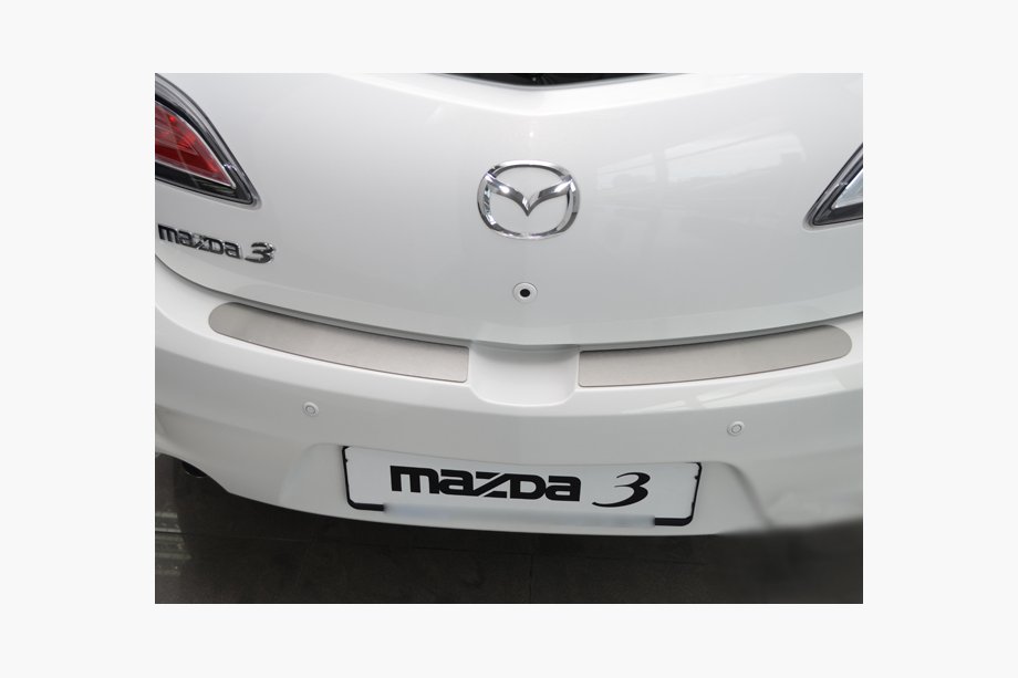 Mazda 3 2009-2013 Protection de Pare-chocs Arrière Nataniko (Inox) Image