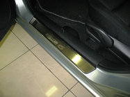 Mazda 6 2003-2008 Seuils de porte inox Nataniko (4 pcs, acier inoxydable) photo 1