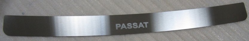Volkswagen Passat B6 2006-2012 Protection de pare-chocs arrière Nataniko (inox) photo 2