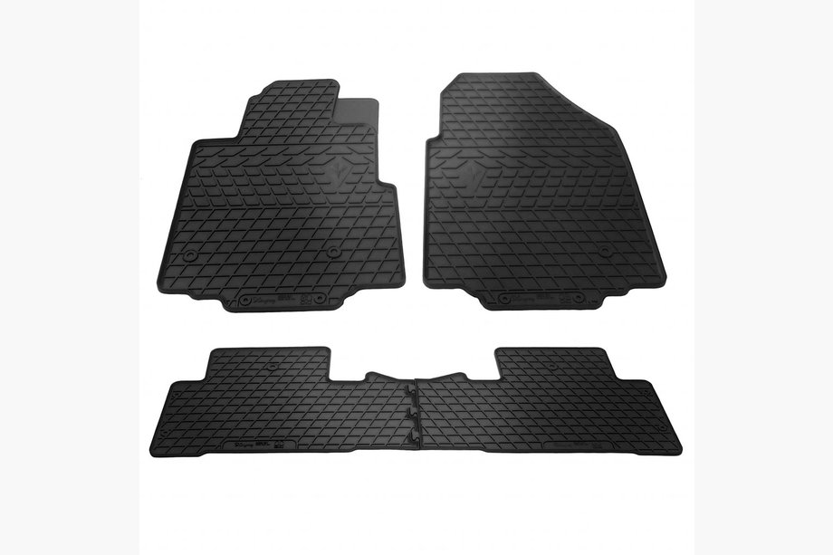 Honda Pilot 2008-2015 Tapis en caoutchouc (4 pcs, Stingray Premium) Image