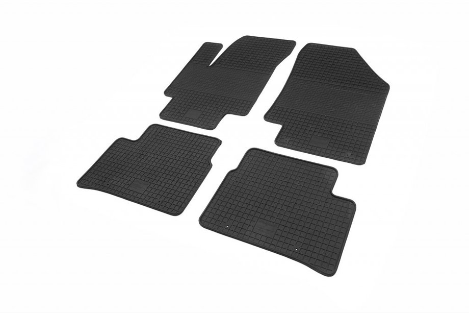 Kia Rio 2005-2011 Tapis en caoutchouc (4 pcs, Polytep) Image