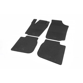 Tapis en caoutchouc (4 pcs, Polytep) Skoda Rapid 2012-2019 photo 1