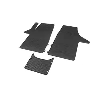Tapis en caoutchouc (3 pcs, Polytep, avant pour 1+2)