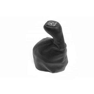 Soufflet et pommeau de levier de vitesse sans cadre (cuir) photo 1