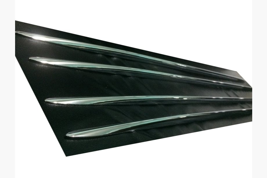 Renault Trafic 2001–2015 Moulures de Portes (4 pièces, Plastique Chromé) Image