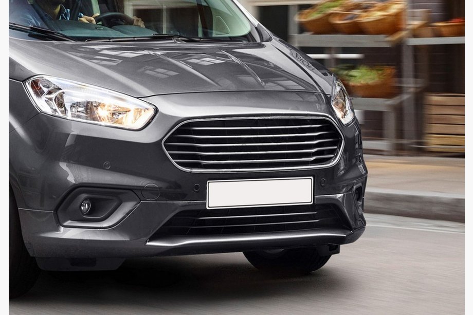 Ford Courier 2014-2023 Couvre-calandre OmsaLine (2018↗, 4 pcs, inox) Image