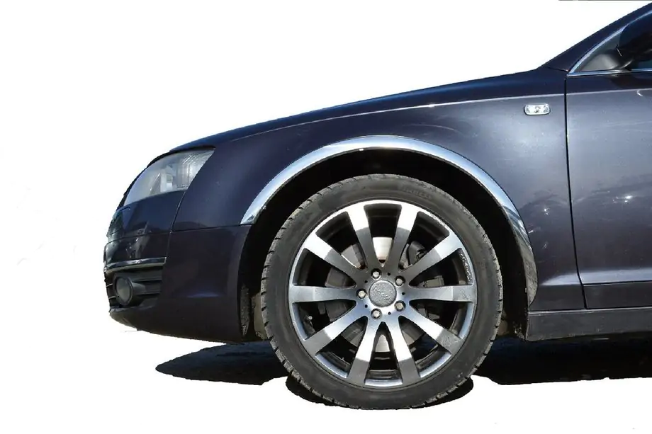 Audi A6 C6 2004-2011 Extensions d'ailes (4 pcs, inox) Image
