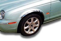 Jaguar X-Type 2001-2009 Entourages d'ailes inox (4 pcs) photo 1