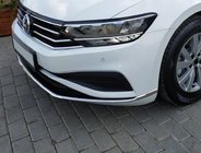 Volkswagen Passat B8 2015-2023 Couvre pare-chocs avant en acier inoxydable (2019+, 3 pcs) OmsaLine - Inox Italien photo 1