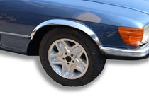 Mercedes W107 1971-1989 Entourages d'ailes inox (4 pcs) photo 1
