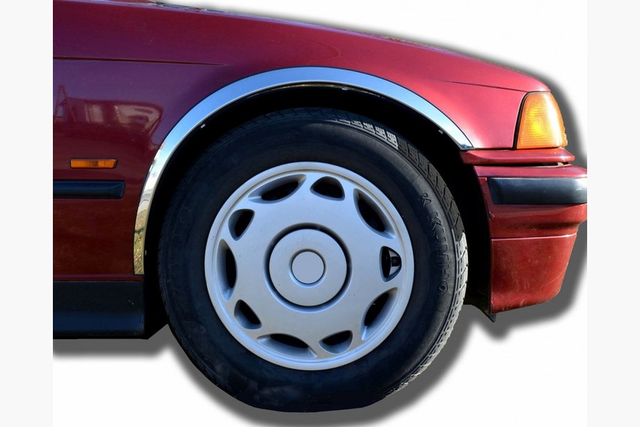 BMW 3 Series E36 1990-2000 Entourages d'ailes inox (4 pcs) Image