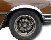 Mercedes W116 1972-1980 Entourages d'ailes inox (4 pcs) photo 1