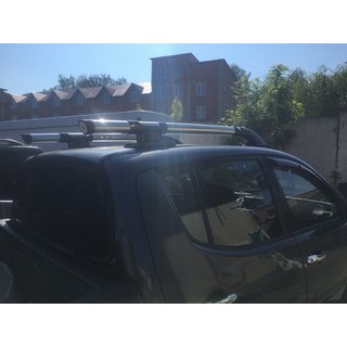 Barres de toit grises (avec barres transversales) Mitsubishi L200 2006-2015 photo 2