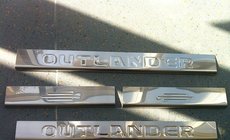 Mitsubishi Outlander 2012-2021 Seuils de porte Carmos (4 pcs, inox) photo 1