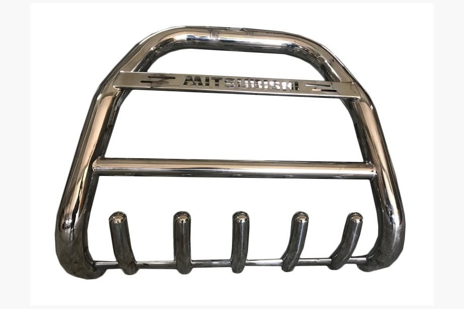 Mitsubishi Pajero Wagon III 1999-2006 Pare-buffle QT011 (Inox) Image