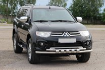 Mitsubishi L200 2006-2015 Protection Avant ST015 (Inox) photo 1