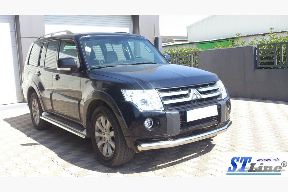 Mitsubishi Pajero Wagon IV 2006-2021 Protection Avant ST008 (Inox) Photo 5