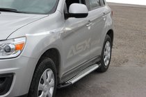 Mitsubishi ASX 2010-2023 Marchepieds Latéraux Allmond Grey (2 pcs, Aluminium) photo 1