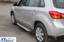 Mitsubishi ASX 2010-2023 Marchepieds Latéraux Allmond Grey (2 pcs, Aluminium) photo 4