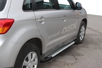 Mitsubishi ASX 2010-2023 Marchepieds Latéraux Line (2 pcs, Aluminium) photo 1