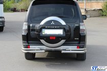 Mitsubishi Pajero Wagon III 1999-2006 Arceau Arrière AK003 Double (Inox) photo 3