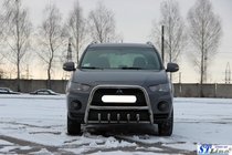 Mitsubishi Outlander 2006-2012 Pare-buffle WT Special (Inox) photo 2