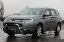 Mitsubishi Outlander 2012-2021 Pare-buffle WT004 (Inox) photo 1