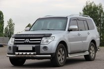 Mitsubishi Pajero Wagon IV 2006-2021 Protection Avant ST015 (Inox) photo 3